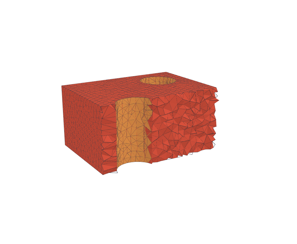 Boolean difference, cutaway